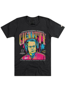 Curt Cignetti  Indiana Hoosiers Black Homefield CIGNATTY Undefeated Champs Short Sleeve T Shirt