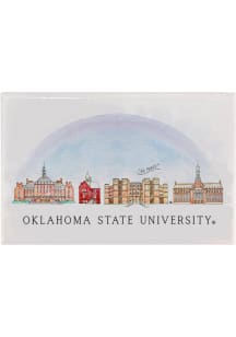 Oklahoma State Cowboys Skyline Magnet
