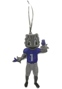 TCU Horned Frogs Mascot Acrylic Ornament - Purple