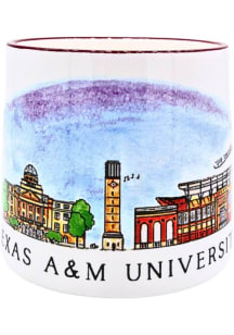 Texas A&M Aggies 16oz Skyline Ceramic Mug - Maroon