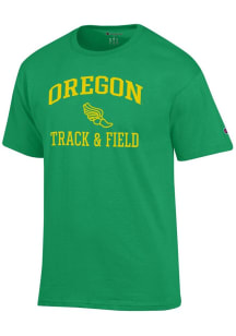 Champion Oregon Ducks Green Track & Field Icon Jersey Short Sleeve T Shirt