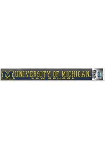Michigan Wolverines Law School Licensed Mark Auto Decal - Yellow