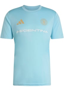 Adidas Argentina National Team Light Blue World Cup Short Sleeve T Shirt