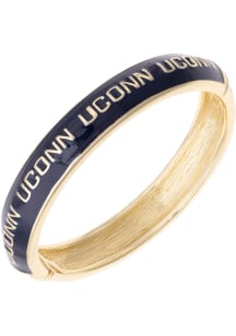 UConn Huskies Logo Hinge Womens Bracelet