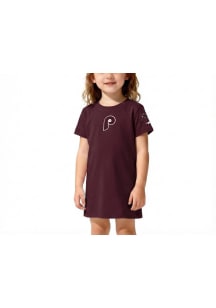 Pro Standard Philadelphia Phillies Toddler Girls Maroon Classic Chenille Short Sleeve Dress
