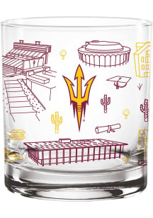 Arizona State Sun Devils 14oz Campus Rock Glass - Maroon