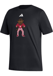 Adidas Indiana Hoosiers Black Hoosier The Bison Short Sleeve T Shirt