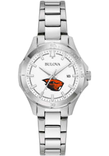 Bulova Oregon State Beavers Sport Stainless Steel Womens Watch