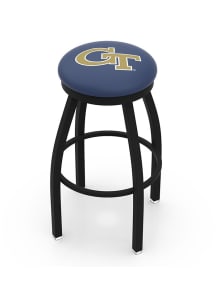 GA Tech Yellow Jackets Black Pub Stool - Black