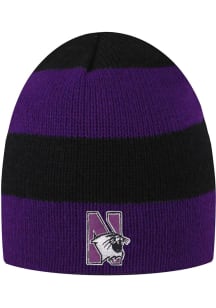 LogoFit Northwestern Wildcats Black Columbia Mens Knit Hat