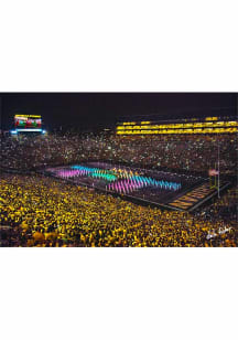 Michigan Wolverines 2021 MMB Light Show 11x17 Unframed Poster
