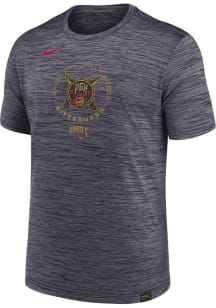 Nike Pittsburgh Pirates Black Fanwear City Connect Velocity Short Sleeve T Shirt