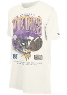 New Era Minnesota Vikings White Sport Classic Short Sleeve Fashion T Shirt