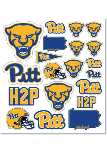 Pitt Panthers 8"x10" Sheet Stickers - Navy Blue