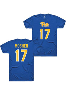 Brooke Mosher Pitt Panthers Blue NIL Shirzees Short Sleeve Player T Shirt