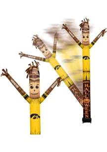 Iowa Hawkeyes Black Outdoor Inflatable Scarecrow team color and team logo