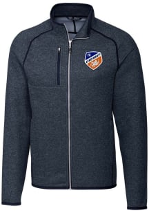 Cutter and Buck FC Cincinnati Mens Navy Blue Mainsail Medium Weight Jacket