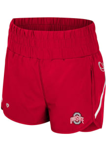 Colosseum Ohio State Buckeyes Womens Red Levitation Shorts