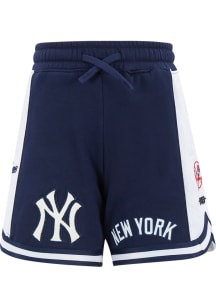 Pro Standard New York Yankees Boys Navy Blue Classic Chenille Shorts