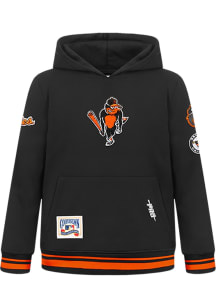 Pro Standard Baltimore Orioles Youth Black Retro Classic Long Sleeve Hoodie