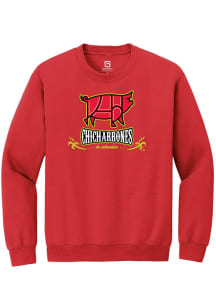 Summit Sportswear Columbia Fireflies Mens Red Primary Copa Long Sleeve Crew Sweatshirt