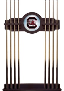 South Carolina Gamecocks Solid Wood Cue Rack Pool Table Accessories