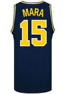 Aday Mara   Michigan Wolverines Navy Blue NIL Name And Number Jersey