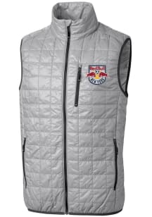 Cutter and Buck New York Red Bulls Big and Tall Grey Rainier PrimaLoft Mens Vest