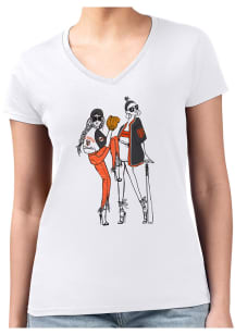 4Her San Francisco Giants Womens White Baseball Girls Short Sleeve T-Shirt