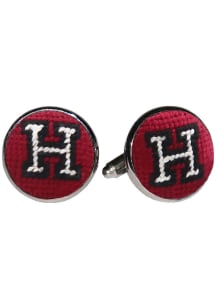Harvard Crimson Garnet Mens Cufflinks