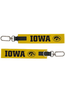 Iowa Hawkeyes Oversized KeyStrap Keychain - Black
