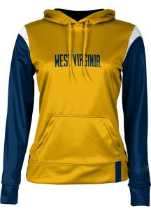 ProSphere West Virginia Mountaineers Womens Gold Tailgate Hooded Sweatshirt