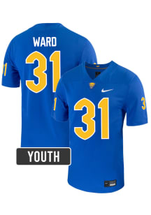 DeMarco Ward Pitt Panthers Youth Blue Nike NIL Name And Number Football Jersey