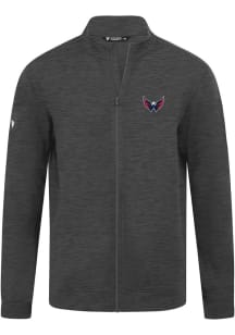 Levelwear Washington Capitals Mens Grey Alec 3D Embroidered Patch Light Weight Jacket