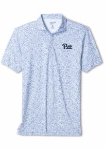 Johnnie O Pitt Panthers Mens Blue Mikey Long Sleeve Qtr Zip Pullover