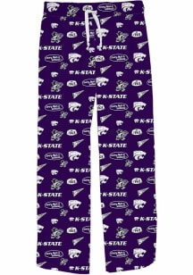 Vive La Fete K-State Wildcats Youth Purple Impressions Sleep Pants