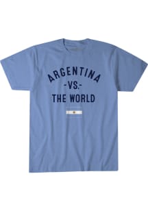 BreakingT Kansas City Light Blue Argentina Vs. The World Short Sleeve Fashion T Shirt