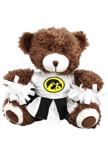 Iowa Hawkeyes Cheerleader Bear Plush - Black