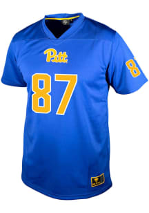 Jake Overman  Genuine Collective Pitt Panthers Blue Football NIL Football Jersey