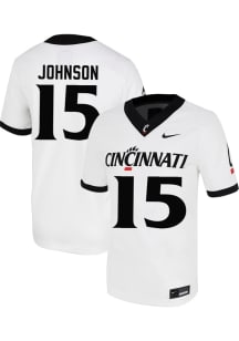 Jamari Johnson  Nike Cincinnati Bearcats White Football NIL Football Jersey