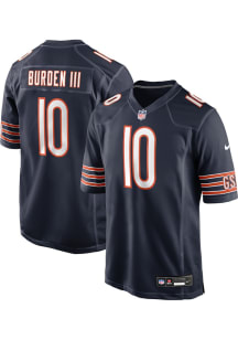 Luther Burden III  Nike Chicago Bears Navy Blue Home Football Jersey