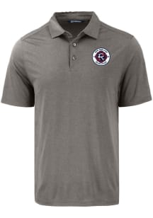 Cutter and Buck New England Revolution Mens Graphite Coastline Eco Short Sleeve Polo