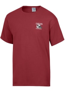 Gear For Sports South Carolina Gamecocks Red Football Helmet Stadium Short Sleeve T Shirt