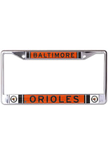 Baltimore Orioles Cooperstown License Plate Frame - Orange