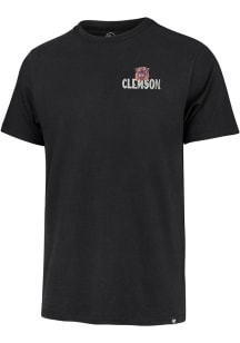47 Clemson Tigers Black Arcitext Franklin Short Sleeve Fashion T Shirt