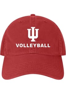 Indiana Hoosiers Volleyball Twill Adjustable Hat - Red