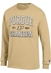 Champion Purdue Boilermakers Gold Est. Date Grandpa Jersey Long Sleeve T Shirt