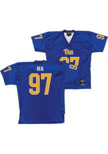 Isaiah Neal   Pitt Panthers Blue NIL Blue Football Jersey