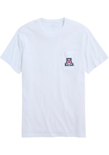 Vineyard Vines Arizona Wildcats White Whale Golf Short Sleeve T Shirt