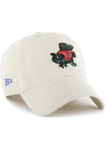 47 Florida Gators Slub Twill Clean Up Adjustable Hat - White